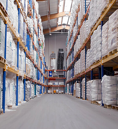 Storage of chemical and natural raw materials